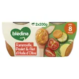 Plat bébé dès 8 mois Ratatouille Poulet Blédina BLEDINA