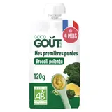 Purée Bébé dès 4 mois Brocoli Polenta Bio GOOD GOUT