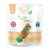 Plat bébé dès 9 mois Purée de Carottes et Veau HAPPYLAL BABY
