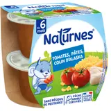 Plat bébé dès 6 mois Tomates Pâtes et Colin NATURNES