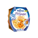 Plat Bébé Dès 15 mois Petits Morceaux Risotto au Butternut & Fromage Italien P'tit Souper NATURNES
