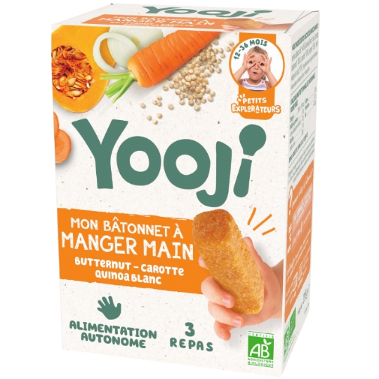 Plat bébé Dès 12 mois Bâtonnet Butternut Quinoa Bio YOOJI