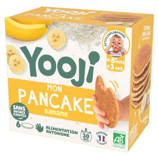 Plat bébé De 8 à 36 mois Pancake Banane Bio YOOJI