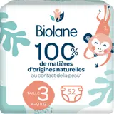 Couches Bébé Taille 3 4-9Kg Naturelles BIOLANE