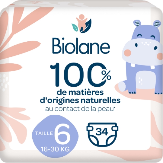 Couches 16-30kg Taille 6 BIOLANE