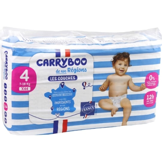 Couches Bébé Taille 4 7-18kg CARRYBOO