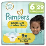 Couches Bébé 13-18kg Taille 6 Premium Protection PAMPERS