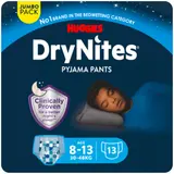 Sous-vêtements de nuit 8-13ans 30-48kg Garçon Jumbo Pack DryNites HUGGIES
