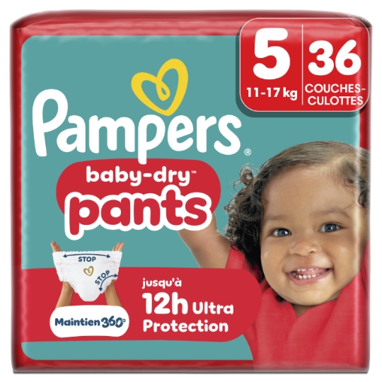 Couches-Culottes 11-17kg Taille 5 Baby Dry Pants PAMPERS