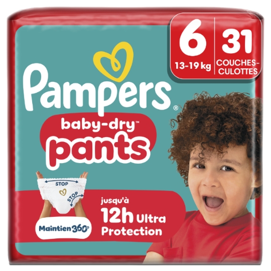 Couches-Culottes 13-19kg Taille 6 Baby Dry Pants PAMPERS