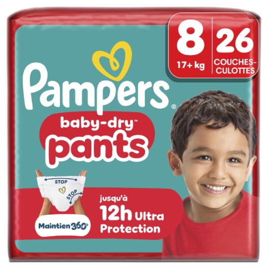 Couches-Culottes Taille 8-17kg+ Baby-Dry Pants PAMPERS