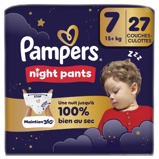 Couches-Culottes 15kg+ Taille 7 Night Pants PAMPERS