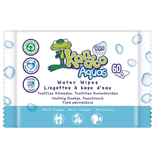 Lingettes bébé intimes 99% d'eau KANDOO