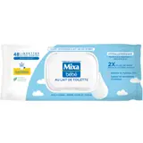 Lingettes bébé Nettoyantes Corps Main et Visage Au Lait De Toilette Hypoallergénique MIXA BEBE