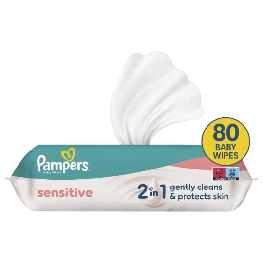 Lingettes bébé Peaux Sensibles PAMPERS