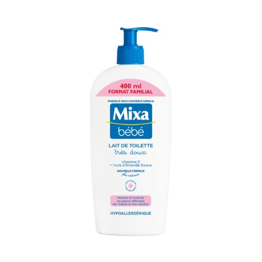 Lait de toilette bébé Très doux MIXA BEBE