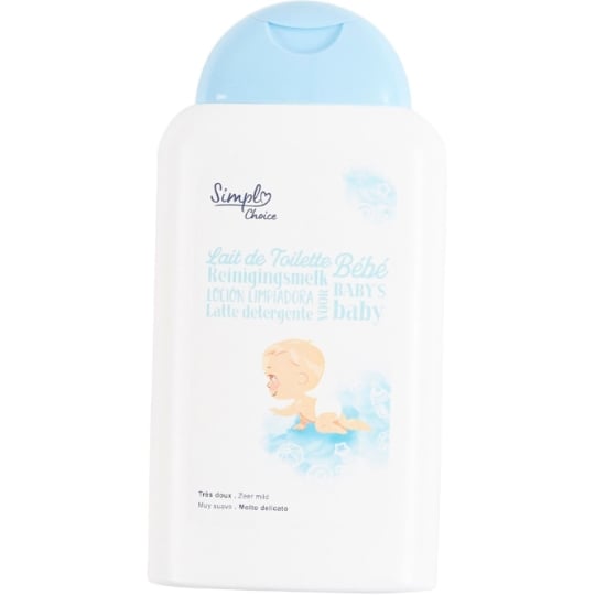 Lait de toilette bébé Nettoyant Visage et corps Très doux SIMPL