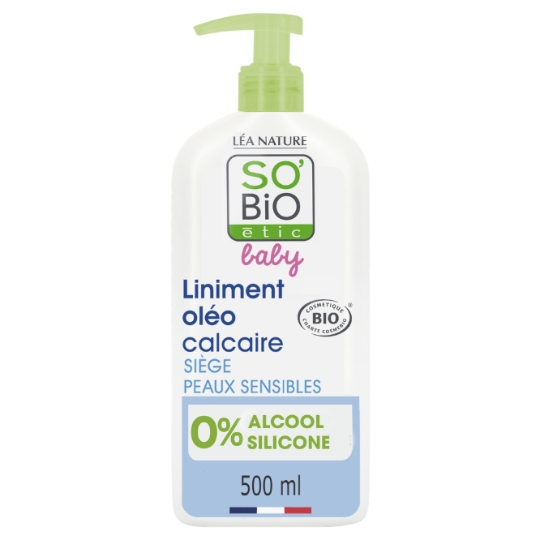 Liniment bébé Oleo-Calcaire Peaux Sensibles Bio SO'BIO ETIC