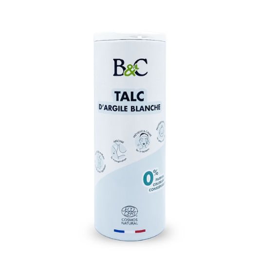 Talc à l'Argile Blanche BICARBONATE & COMPAGNIE