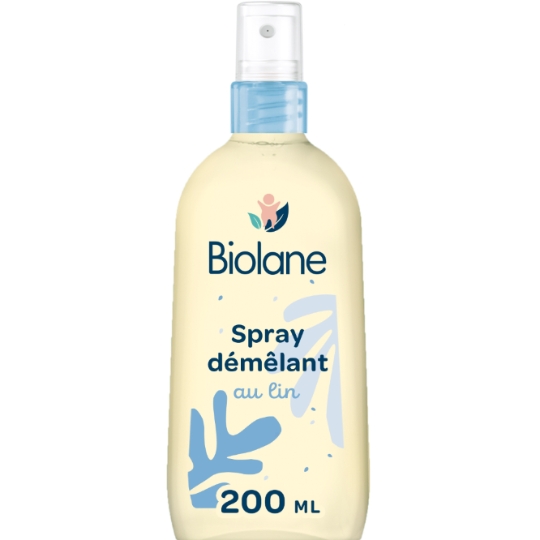 Spray Capillaire Démêlant Bébé au lin BIOLANE