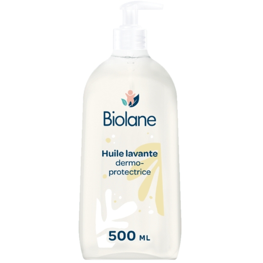Huile Lavante Dermo-Protectrice pour Peaux Sèches et Sensibles BIOLANE
