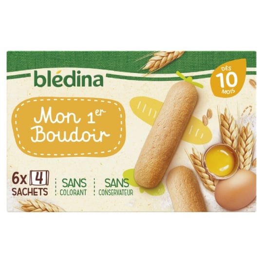 Biscuits Bébé dès 10 mois Saveur boudoir BLEDINA