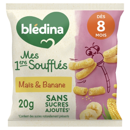 Biscuits Bébé dès 8 mois Maïs et Banane BLEDINA