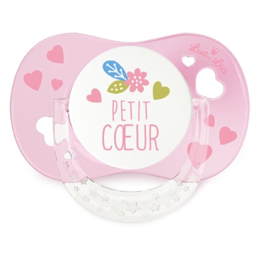 Sucettes Silicone 6-18 Mois Lapin Et Coeur LUC ET LEA
