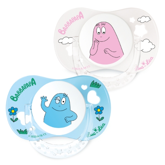Sucettes Spéciales Nouveau-nés Barbapapa 0-6 mois LUC ET LEA