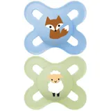 Sucettes Silicone 0-2 Mois Original MAM