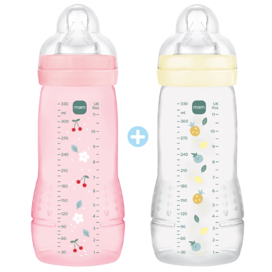 Biberon Easy Active 2ème Âge Forme Ergonomique À Partir de 6mois MAM