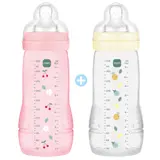 Biberon Easy Active 2ème Âge Forme Ergonomique À Partir de 6mois MAM