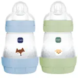 Biberons Anti-colique Océan et Sable Débit 0-6 Mois 160mL MAM BABY