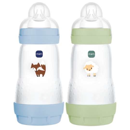 Biberons Anti-colique Océan Et Sable Débit 2 MAM BABY
