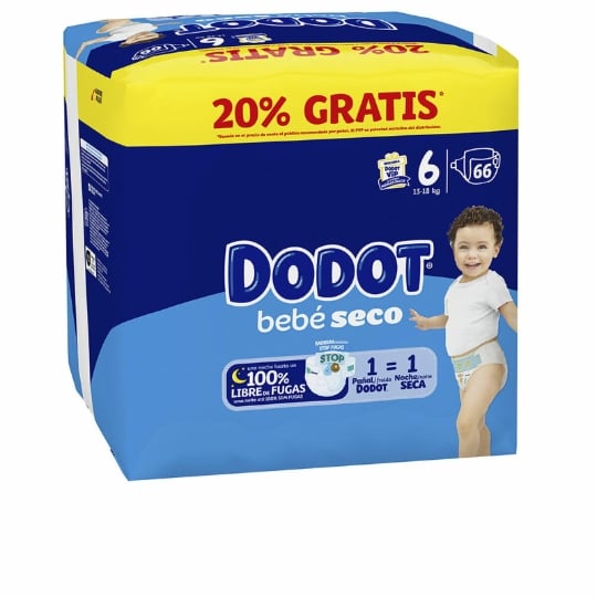 Couches Jetables Dodot Etapas 6 66 Unités DODOT