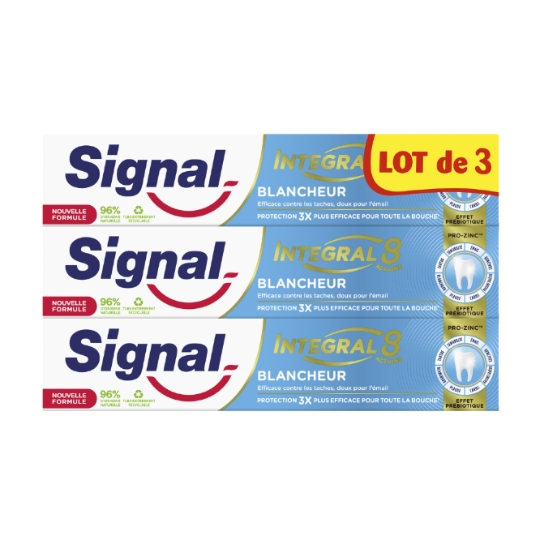 Dentifrice Integral 8 Blancheur Effet Prébiotique SIGNAL