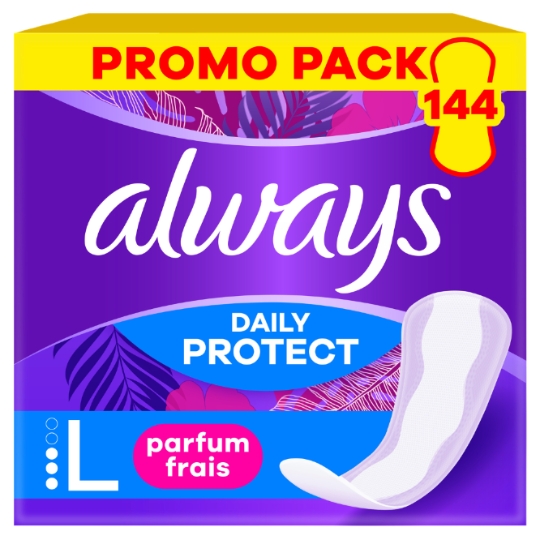 Protèges-Slips Daily Protect Long Parfum Frais ALWAYS