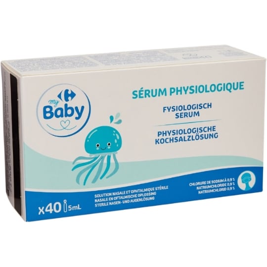 Sérum physiologique bébé Nettoyant Nez et Yeux CARREFOUR BABY