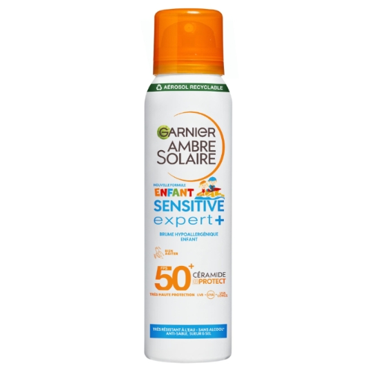 Brume solaire Enfant Corps Spf 50+ Hypoallergénique Sensitive Expert+ GARNIER