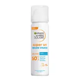 Brume Solaire Visage Spf 50+ Haute Protection Super UV Hypoallergénique Ambre Solaire GARNIER