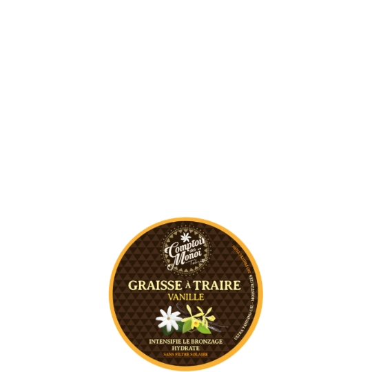 Graisse à traire Corps Sans Filtre Solaire Intensifie Le Bronzage Hydrate Vanille COMPTOIR DES MONOI