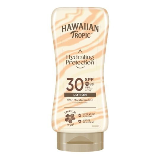 Crème solaire SPF30 Hydratation 12h Résistant à l'eau HAWAIIAN TROPIC