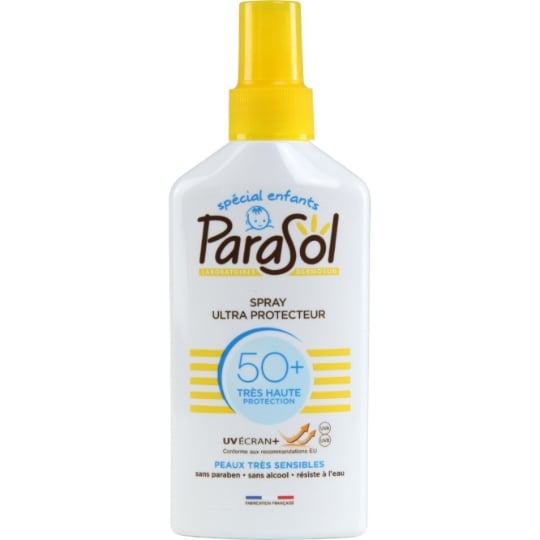 Crème solaire Spray Enfant Corps Visage Spf 50+ Très Haute Protection PARASOL