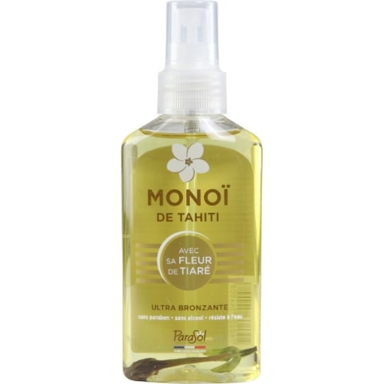 Huile solaire Corps Ultra Bronzant Monoi de Tahiti Fleur de Tiaré PARASOL