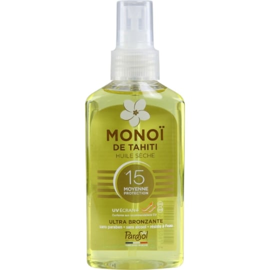 Huile solaire Corps Spf 15 Ultra Bronzante Monoi de Tahiti PARASOL