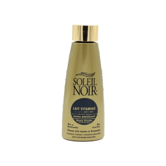 Lait solaire Corps Préparateur de Bronzage Riche en Vitamines SOLEIL NOIR