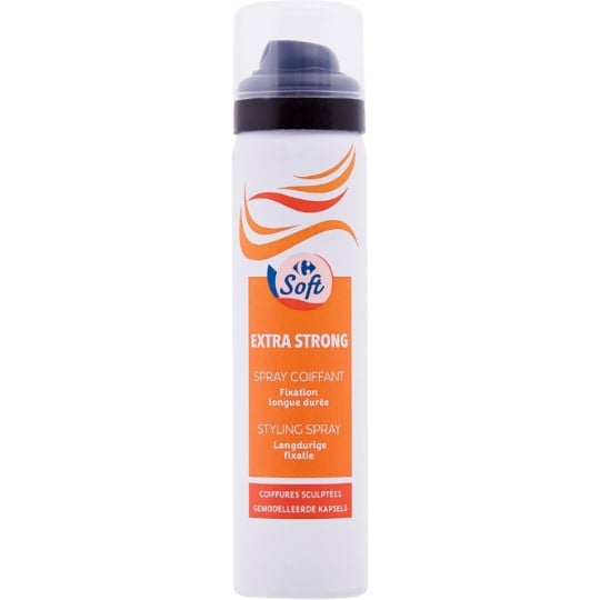 Spray Coiffant Fixation Extra Forte CARREFOUR SOFT