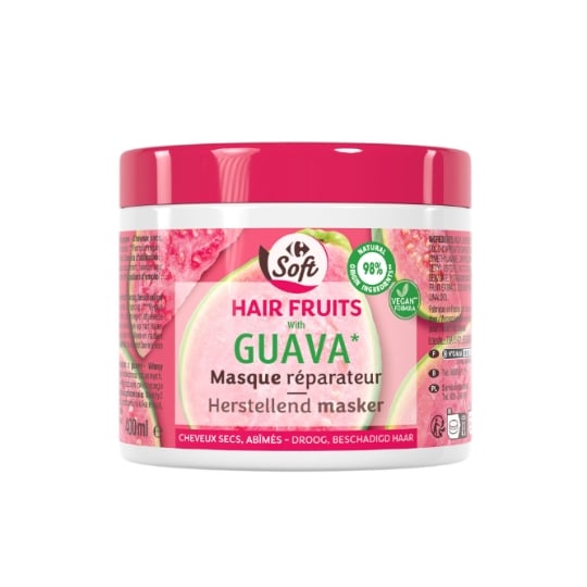 Masque Réparateur Goyave Abîmés Secs Hair Fruits CARREFOUR SOFT