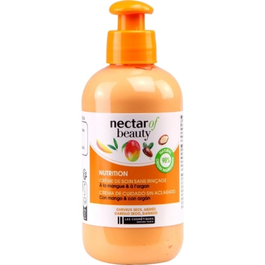 Soin cheveux Mangue Argan Sans Rinçage,Nutrition NECTAR OF BEAUTY