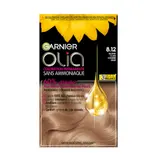 Coloration 8.12 Blond Clair Cendré Irisé Sans Ammoniaque Vegan Olia GARNIER
